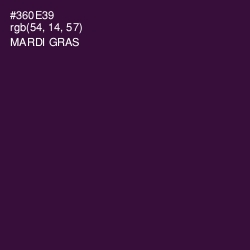 #360E39 - Mardi Gras Color Image